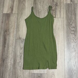 Amazon Size L Ribbed Mini Dress